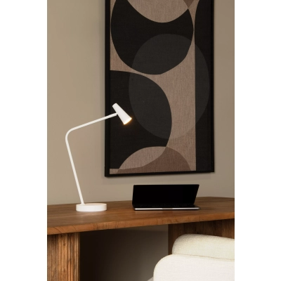 STIRLING - Lampa stołowa - Akumulator/baterie - LED Dim. - 1x3W 2700K - White 36620/03/31 Lucide